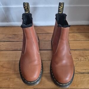 Dr. Martens Tan Leather Boot Unisex